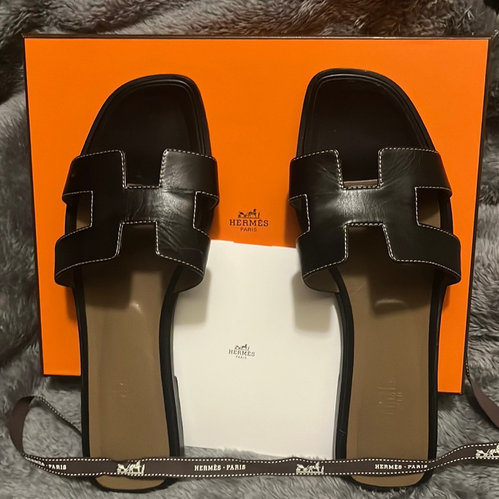 Hermes Oran sandals